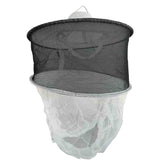 velo apicoltore fantasia in policotone con rete oversize